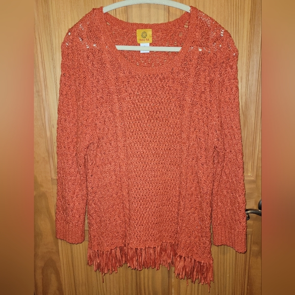 EUC Ruby Rd Open Weave Sweater Size XL - Picture 1 of 6